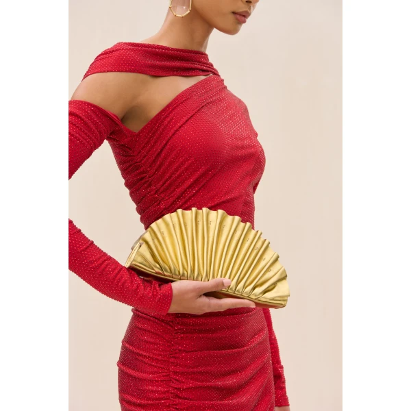 Cult Gaia Nala Mini Clutch - Cult Gaia Clutch Bags - Bamboo & Acrylic Bags - Shop at Luxury Shoes 