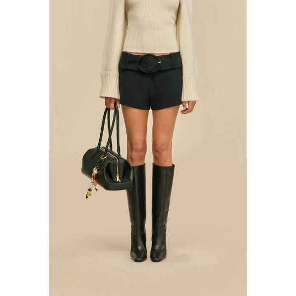Cult Gaia Raia Satchel - Cult Gaia Totes & Top-Handle Bags - Bamboo & Acrylic Bags - Shop at Luxury Shoes 
