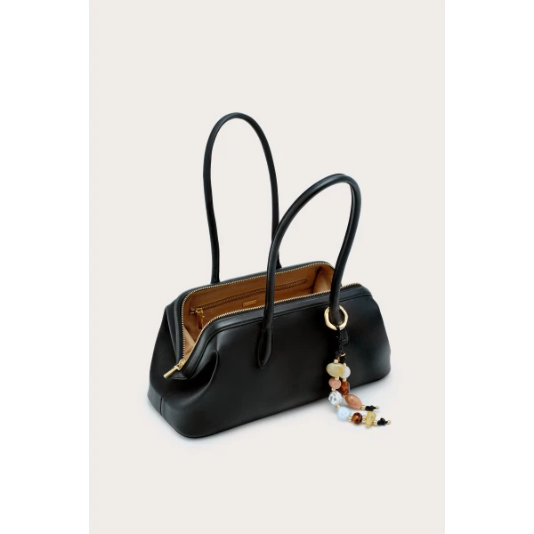 Cult Gaia Raia Satchel - Cult Gaia Totes & Top-Handle Bags - Bamboo & Acrylic Bags - Shop at Luxury Shoes 