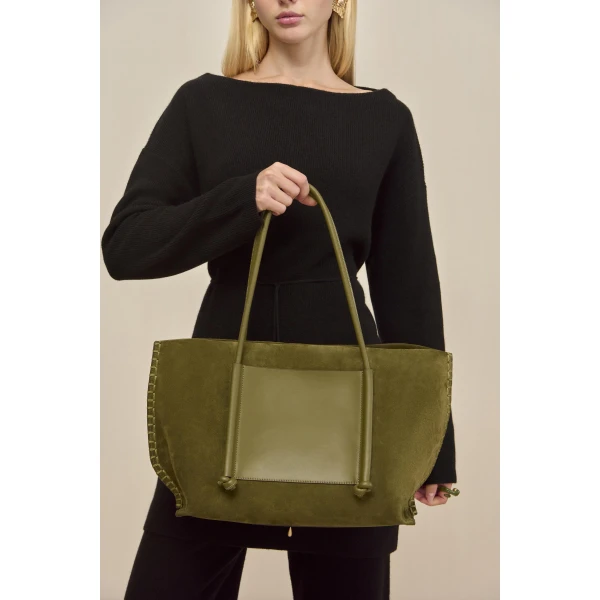 Cult Gaia Rylie Tote Bag - Cult Gaia Totes & Top-Handle Bags - Bamboo & Acrylic Bags - Shop at Luxury Shoes 
