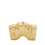 Cult Gaia Scrunch Clutch - Cult Gaia Clutch Bags - Bamboo & Acrylic Bags - Shop at Luxury Shoes 