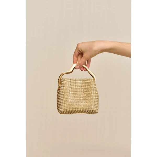 Cult Gaia Solene Mini Rhinestone Bag - Cult Gaia Mini Bags - Bamboo & Acrylic Bags - Shop at Luxury Shoes 
