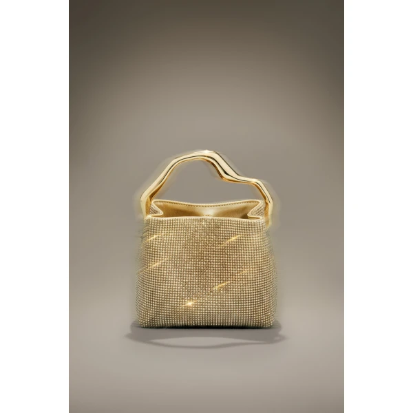 Cult Gaia Solene Mini Rhinestone Bag - Cult Gaia Mini Bags - Bamboo & Acrylic Bags - Shop at Luxury Shoes 