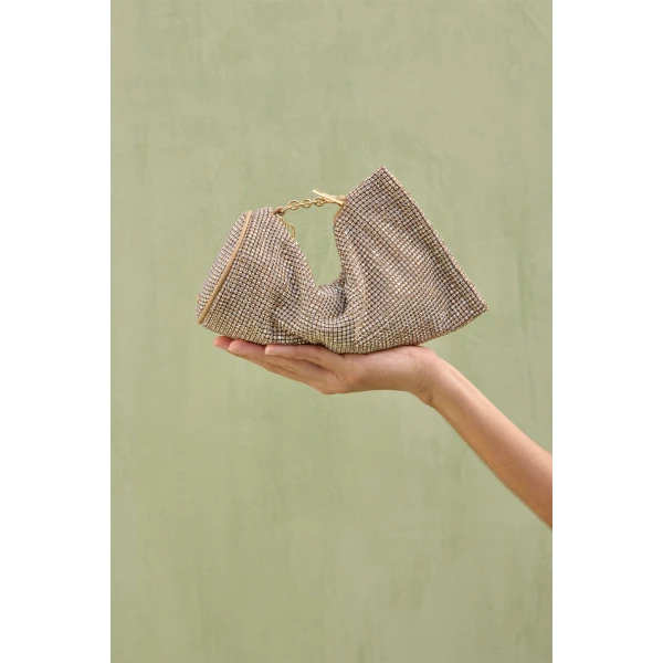 Cult Gaia Viera Rhinestone Wristlet - Cult Gaia Totes & Top-Handle Bags - Bamboo & Acrylic Bags - Shop at Luxury Shoes 