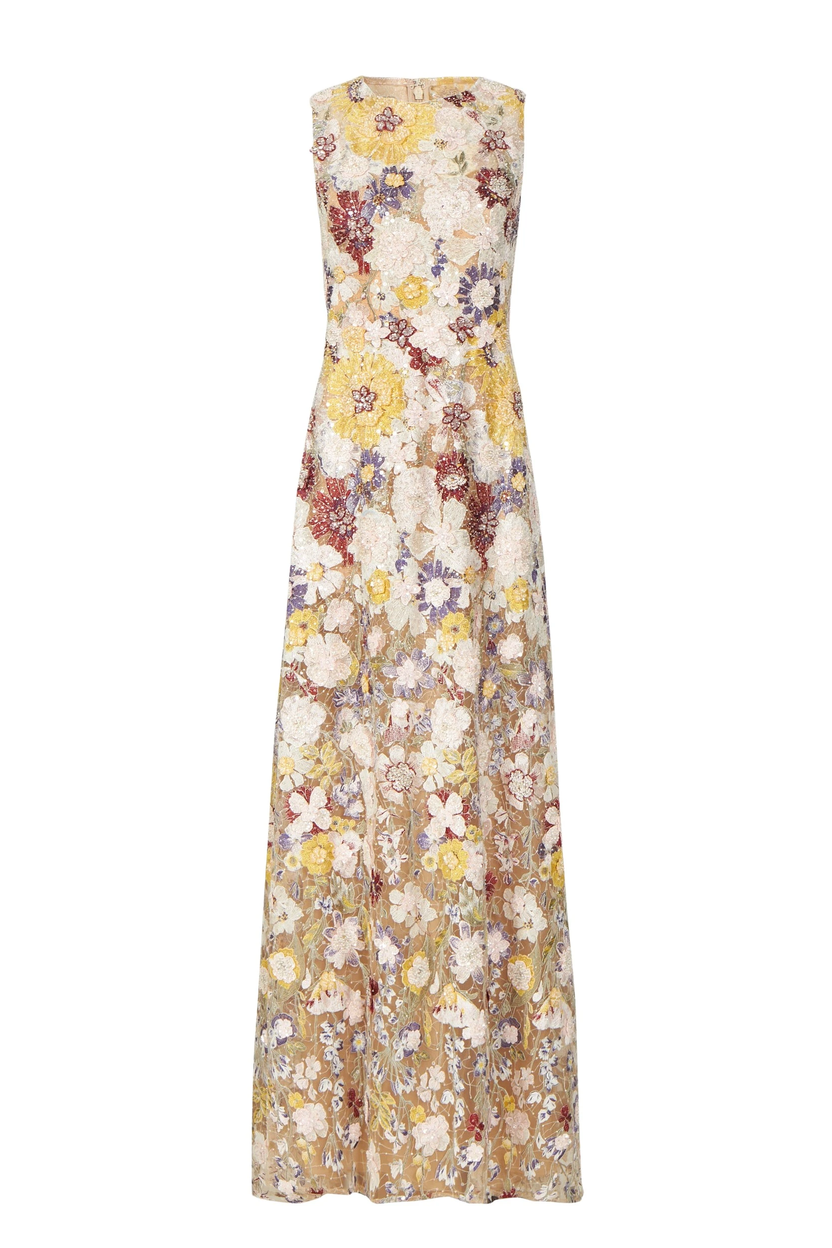 Daphna-Embroidered-Gown-Costarellos-Dresses83270_nobg Costarellos Dresses - Romantic Greek Lace - Shop at Luxury Shoes