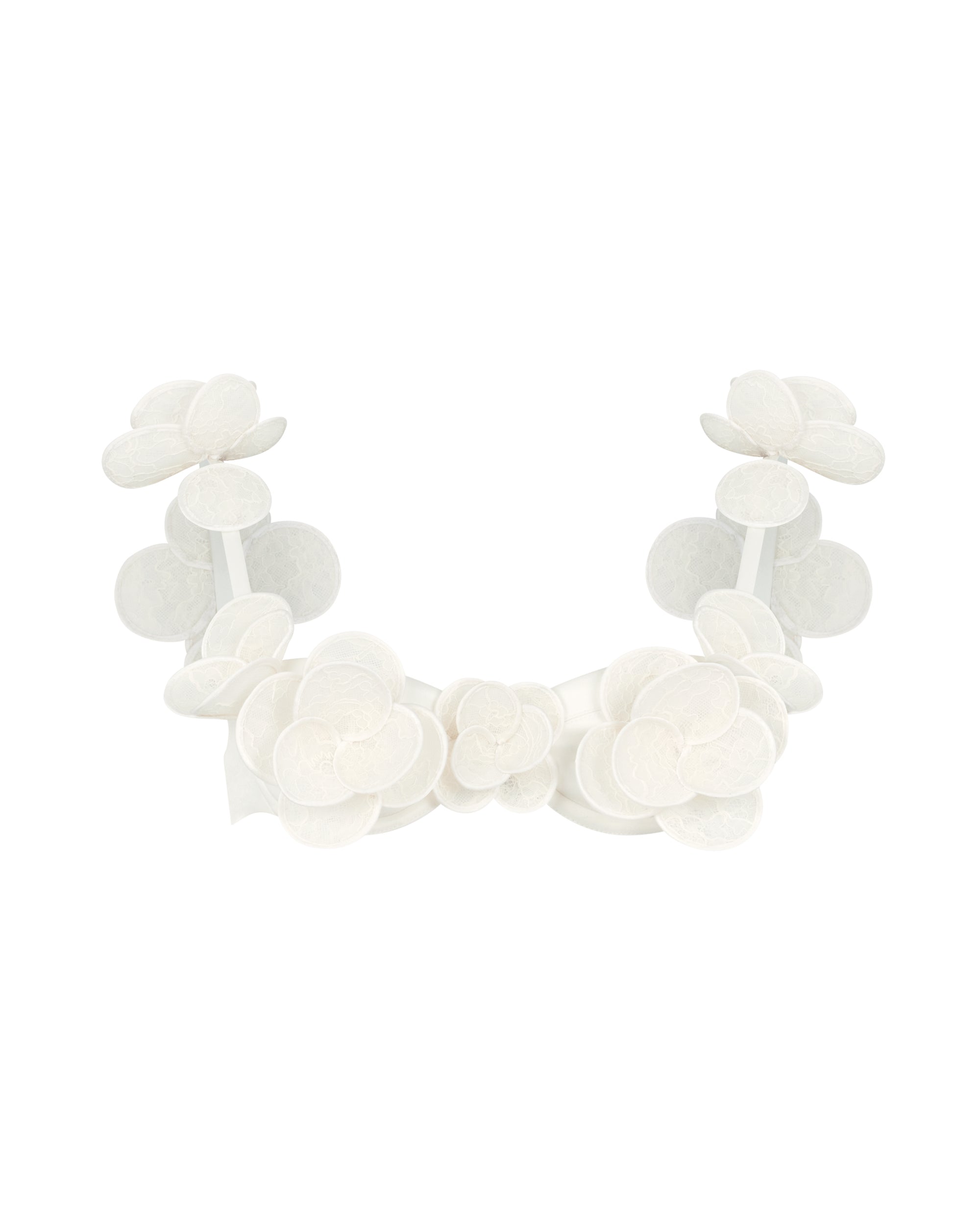 David Koma 3D Lace Flower Bra Top