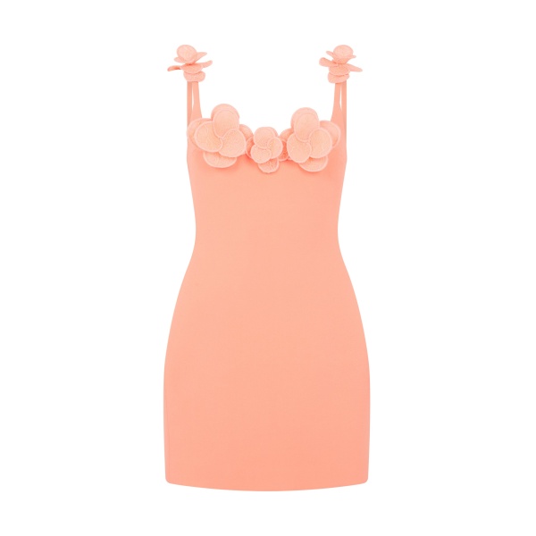 David Koma 3D Lace Flower Mini Dress