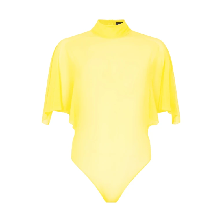 David Koma Draped Sleeve Bodysuit