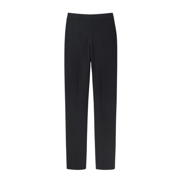 Destree Black merino wool pants - Destree - Graphic Parisian Fashion - Shop at Luxury Shoes 
