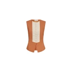 Destree Camel sleeveless top - Destree - Graphic Parisian Fashion - Shop at Luxury Shoes 