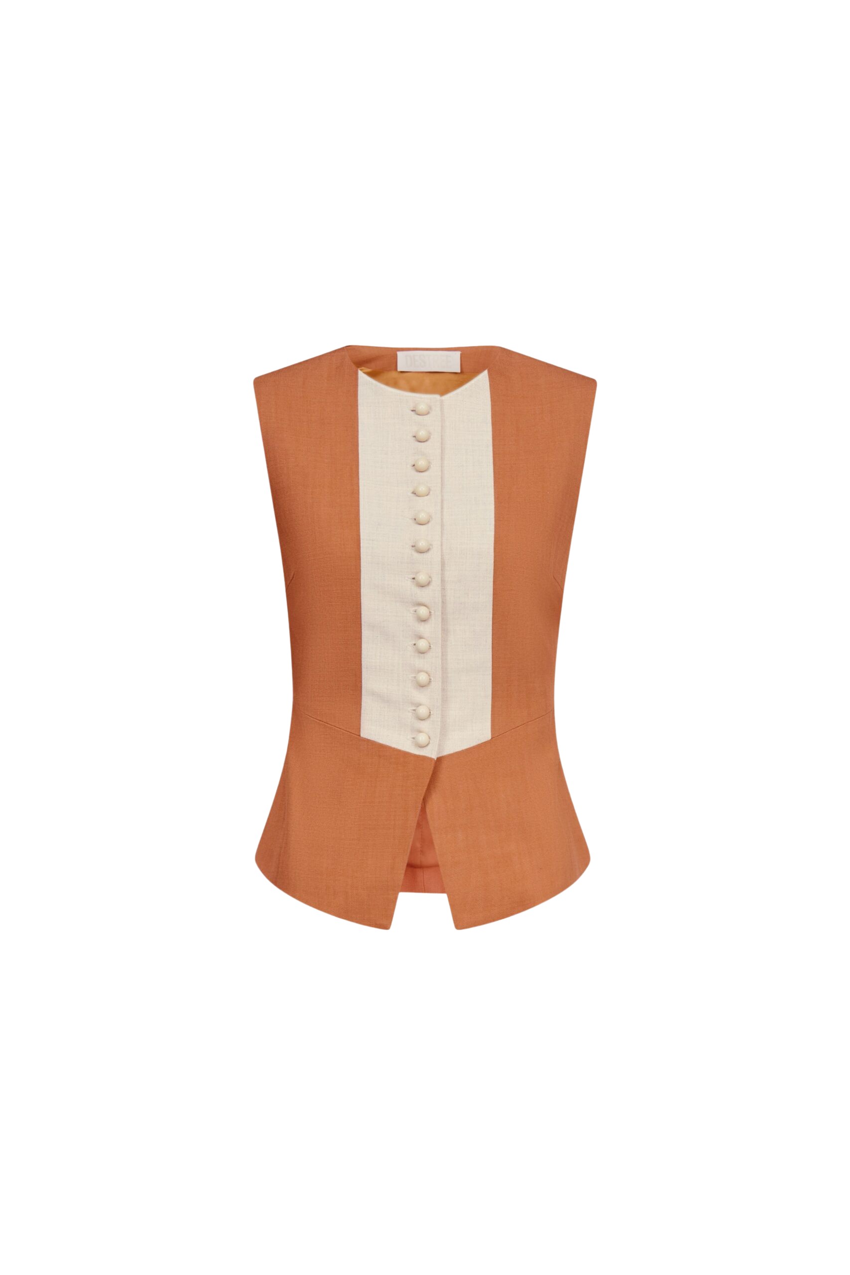 Destree Camel sleeveless top