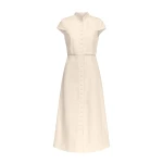 Destree Denim ecru amoako summer dress - Destree - Graphic Parisian Fashion - Shop at Luxury Shoes 