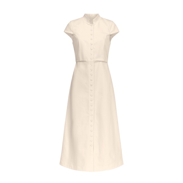 Destree Denim ecru amoako summer dress - Destree - Graphic Parisian Fashion - Shop at Luxury Shoes 
