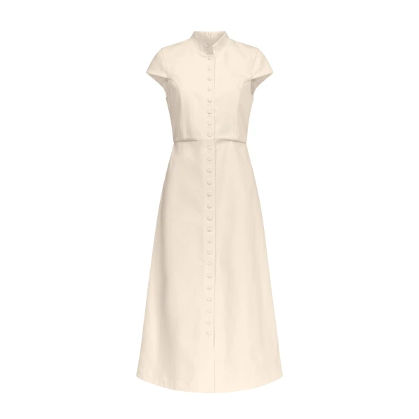 Destree Denim ecru amoako summer dress - Destree - Graphic Parisian Fashion - Shop at Luxury Shoes 