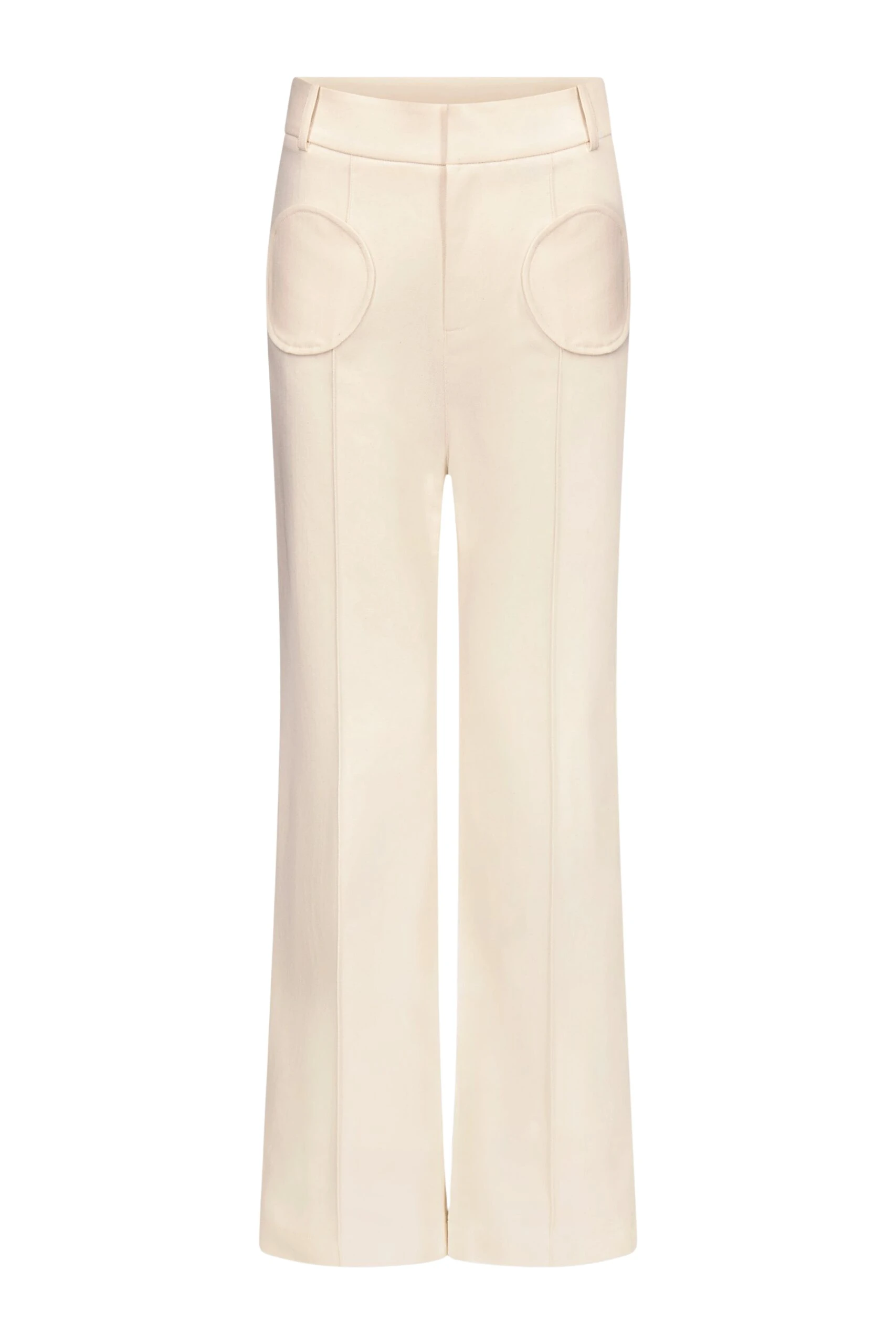 Destree-Denim-ecru-flared-pants-with-circular-pocket-details-scaled38041_nobg Destree Denim ecru flared pants with circular pocket details - Destree - Graphic Parisian Fashion - Shop at Luxury Shoes