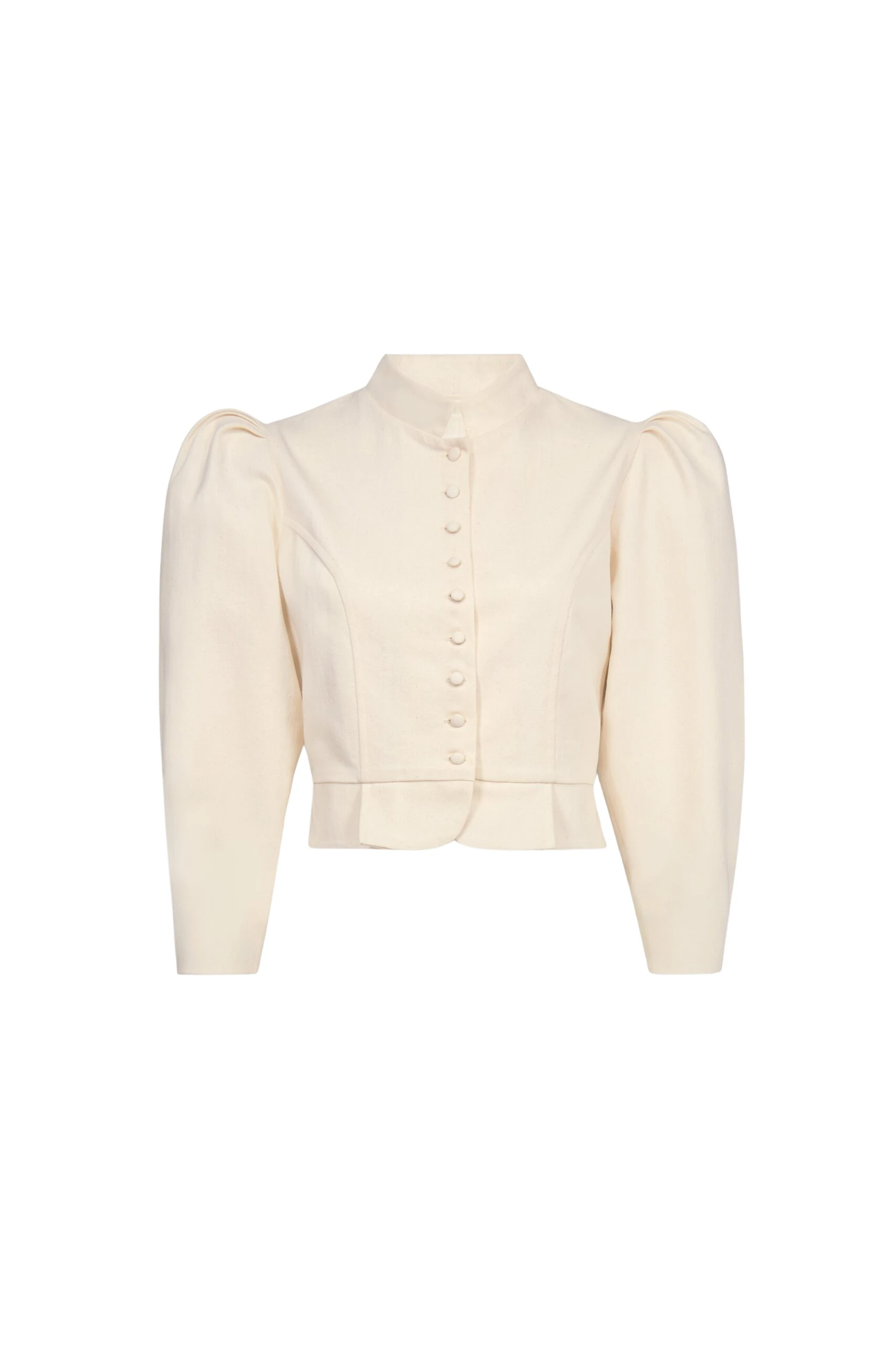 Destree-Denim-ecru-puff-sleeve-jacket-1-scaled76150_nobg Destree Denim ecru puff sleeve jacket - Destree - Graphic Parisian Fashion - Shop at Luxury Shoes