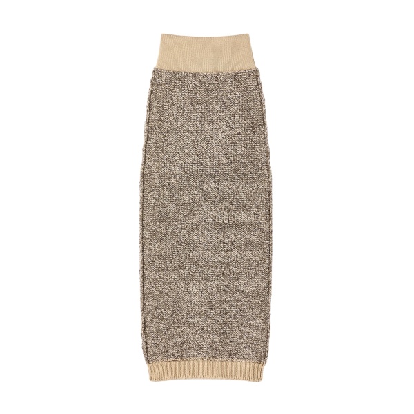 Destree Textured knit midi skirt in merino wool - Destree - Graphic Parisian Fashion - Shop at Luxury Shoes 
