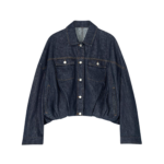 Dries Van Noten Denim Blouson - Dries Van Noten Tops - Belgian Fashion Design - Shop at Luxury Shoes 