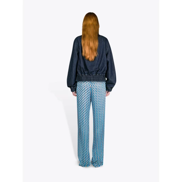 Dries Van Noten Denim Cocoon Blouson - Dries Van Noten Tops - Belgian Fashion Design - Shop at Luxury Shoes 
