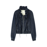 Dries Van Noten Denim Cocoon Blouson - Dries Van Noten Tops - Belgian Fashion Design - Shop at Luxury Shoes 