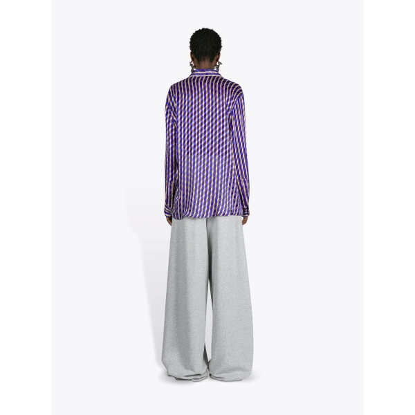 Dries Van Noten Devoré Shirt - Dries Van Noten Tops - Belgian Fashion Design - Shop at Luxury Shoes 