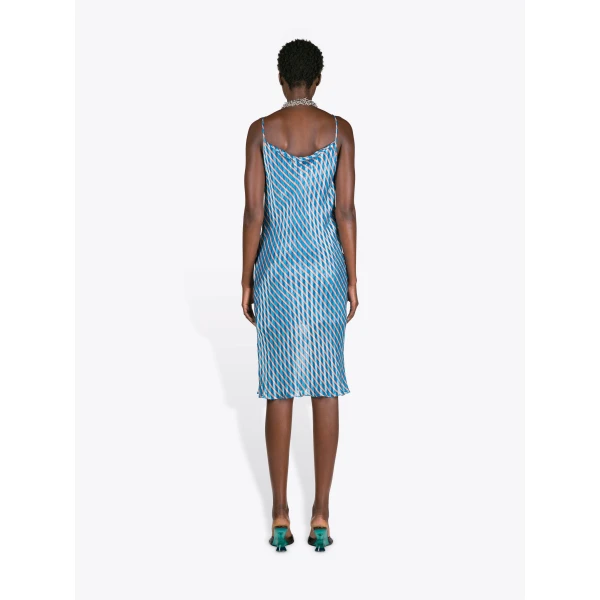 Dries Van Noten Devoré Slip Dress - Dries Van Noten Dresses - Belgian Fashion Design - Shop at Luxury Shoes 