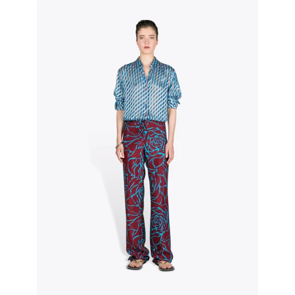 Dries Van Noten Elasticated Pants - Dries Van Noten Pants - Belgian Fashion Design - Shop at Luxury Shoes 
