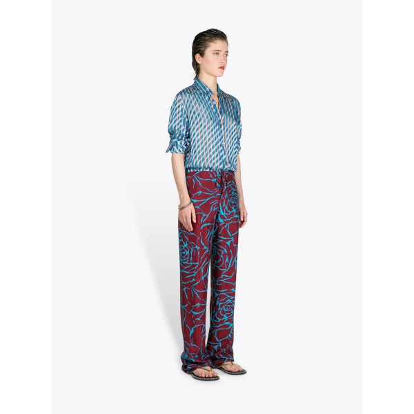 Dries Van Noten Elasticated Pants - Dries Van Noten Pants - Belgian Fashion Design - Shop at Luxury Shoes 