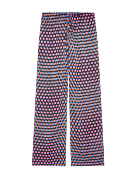 Dries Van Noten Elasticated Silk Pants - Dries Van Noten Pants - Belgian Fashion Design - Shop at Luxury Shoes 
