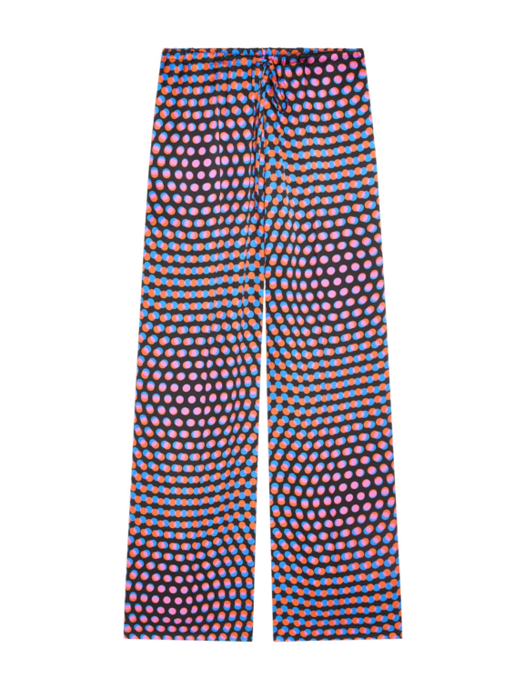 Dries Van Noten Elasticated Silk Pants - Dries Van Noten Pants - Belgian Fashion Design - Shop at Luxury Shoes 