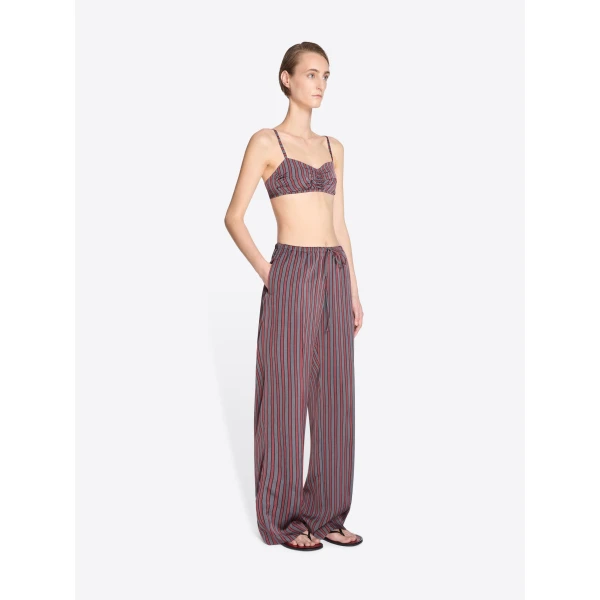 Dries Van Noten Elasticated Viscose Silk Pants - Dries Van Noten Pants - Belgian Fashion Design - Shop at Luxury Shoes 