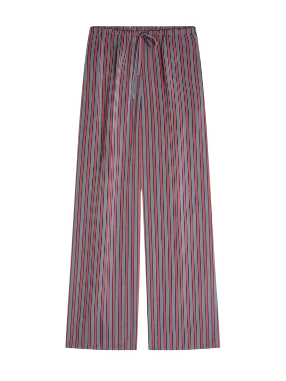 Dries Van Noten Elasticated Viscose Silk Pants - Dries Van Noten Pants - Belgian Fashion Design - Shop at Luxury Shoes 