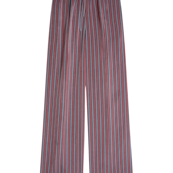 Dries Van Noten Elasticated Viscose Silk Pants - Dries Van Noten Pants - Belgian Fashion Design - Shop at Luxury Shoes 
