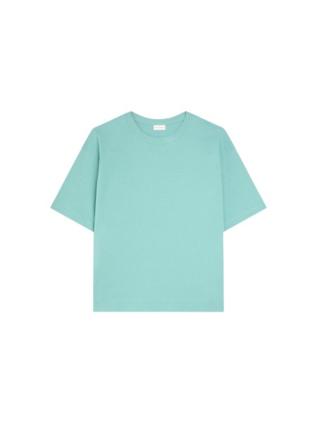 Dries Van Noten Loose Cotton Tee - Dries Van Noten Tops - Belgian Fashion Design - Shop at Luxury Shoes 