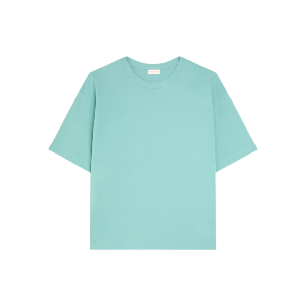 Dries Van Noten Loose Cotton Tee - Dries Van Noten Tops - Belgian Fashion Design - Shop at Luxury Shoes 