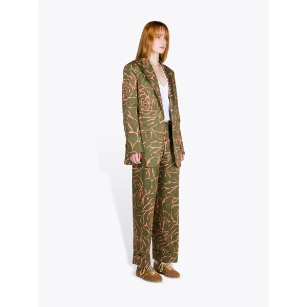 Dries Van Noten Loose Fit Blazer - Dries Van Noten Jackets - Belgian Fashion Design - Shop at Luxury Shoes 