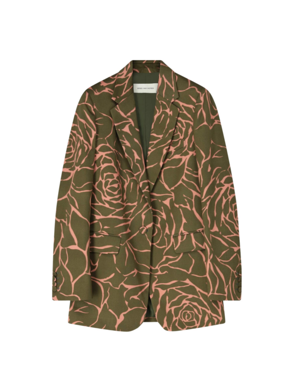 Dries Van Noten Loose Fit Blazer - Dries Van Noten Jackets - Belgian Fashion Design - Shop at Luxury Shoes 