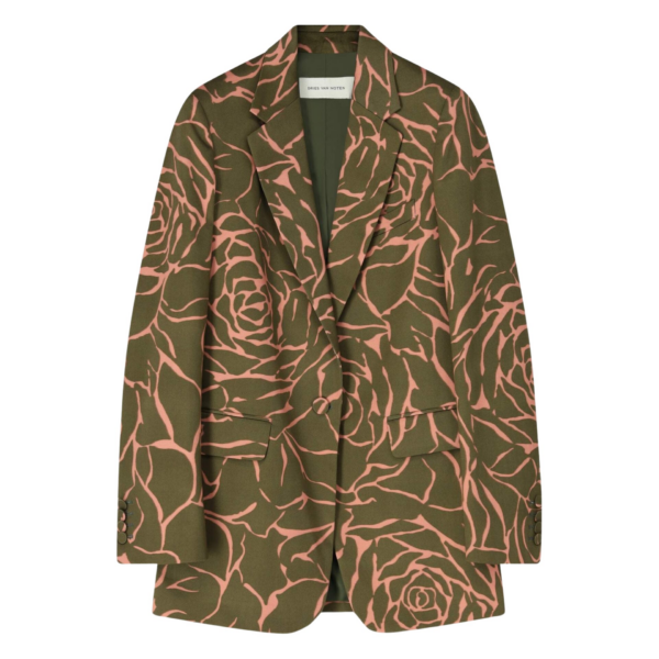 Dries Van Noten Loose Fit Blazer - Dries Van Noten Jackets - Belgian Fashion Design - Shop at Luxury Shoes 