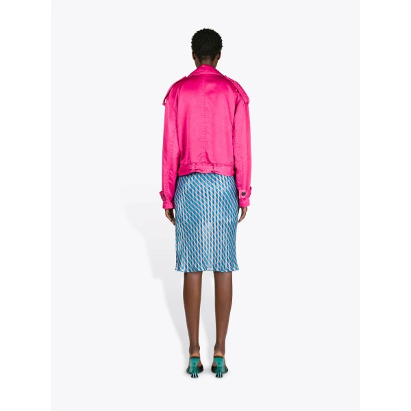 Dries Van Noten Overdyed Biker Jacket - Dries Van Noten Jackets - Belgian Fashion Design - Shop at Luxury Shoes 