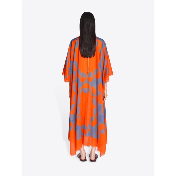 Dries Van Noten Printed Kaftan - Dries Van Noten Dresses - Belgian Fashion Design - Shop at Luxury Shoes 