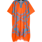 Dries Van Noten Printed Kaftan - Dries Van Noten Dresses - Belgian Fashion Design - Shop at Luxury Shoes 