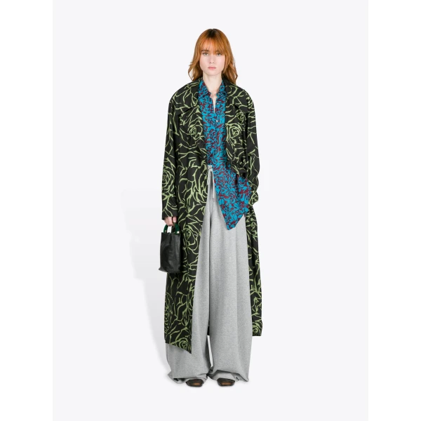 Dries Van Noten Printed Mac - Dries Van Noten Coats - Belgian Fashion Design - Shop at Luxury Shoes 