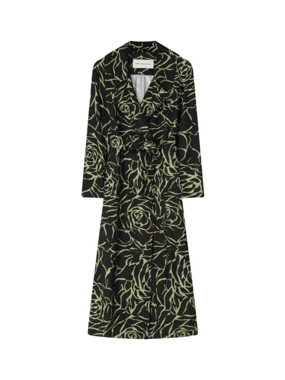 Dries Van Noten Printed Mac - Dries Van Noten Coats - Belgian Fashion Design - Shop at Luxury Shoes 