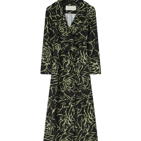 Dries Van Noten Printed Mac - Dries Van Noten Coats - Belgian Fashion Design - Shop at Luxury Shoes 