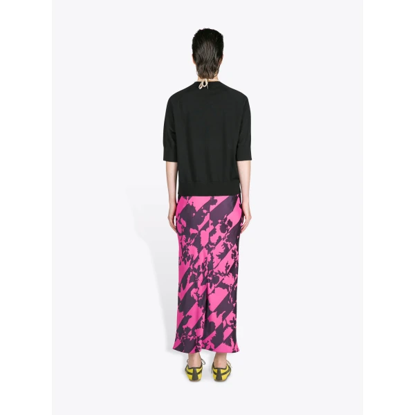 Dries Van Noten Printed Midi Skirt - Dries Van Noten Skirts - Belgian Fashion Design - Shop at Luxury Shoes 