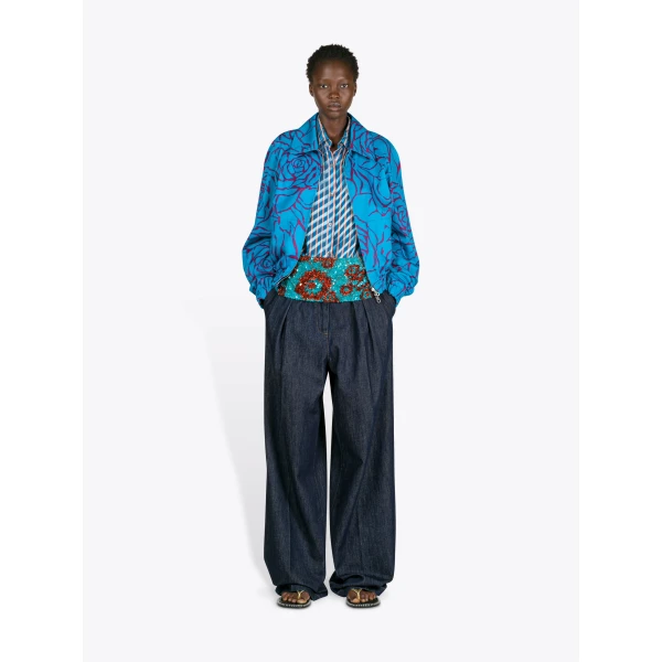 Dries Van Noten Reversible Cotton Blouson - Dries Van Noten Tops - Belgian Fashion Design - Shop at Luxury Shoes 
