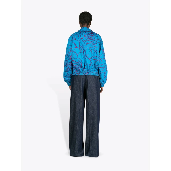 Dries Van Noten Reversible Cotton Blouson - Dries Van Noten Tops - Belgian Fashion Design - Shop at Luxury Shoes 