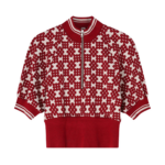 Dries Van Noten Ribbed Jacquard Sweater - Dries Van Noten Knitwear - Belgian Fashion Design - Shop at Luxury Shoes 