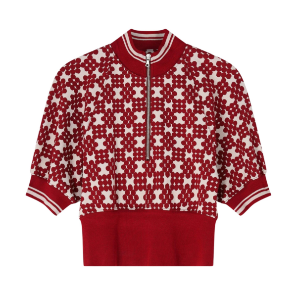 Dries Van Noten Ribbed Jacquard Sweater - Dries Van Noten Knitwear - Belgian Fashion Design - Shop at Luxury Shoes 