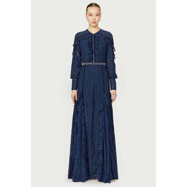 Costarellos Dresses - Romantic Greek Lace - Shop at Luxury Shoes 